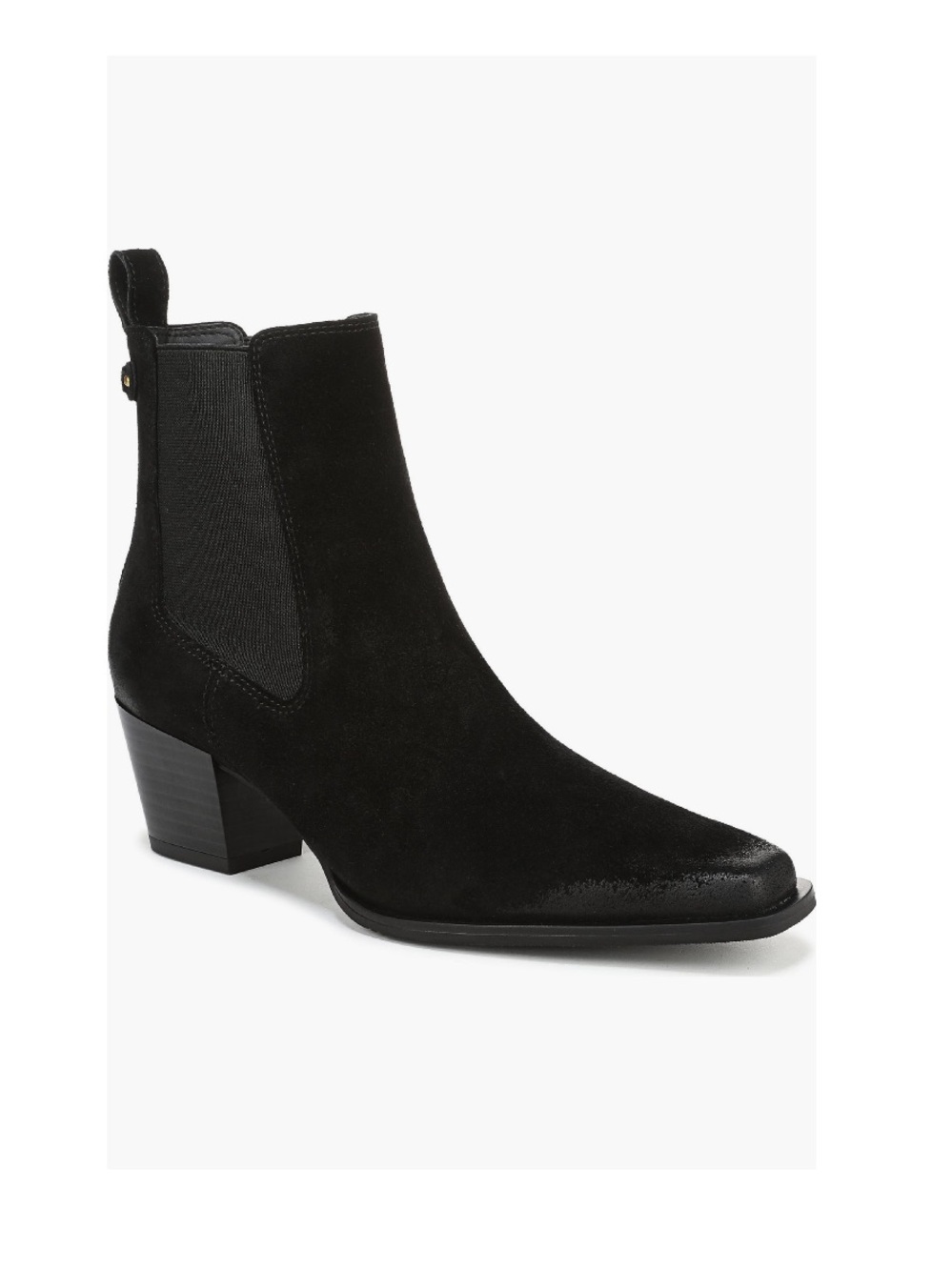 Sam Edelman Ashtyn Chelsea Boot Black Suede Women’s Size 7.5